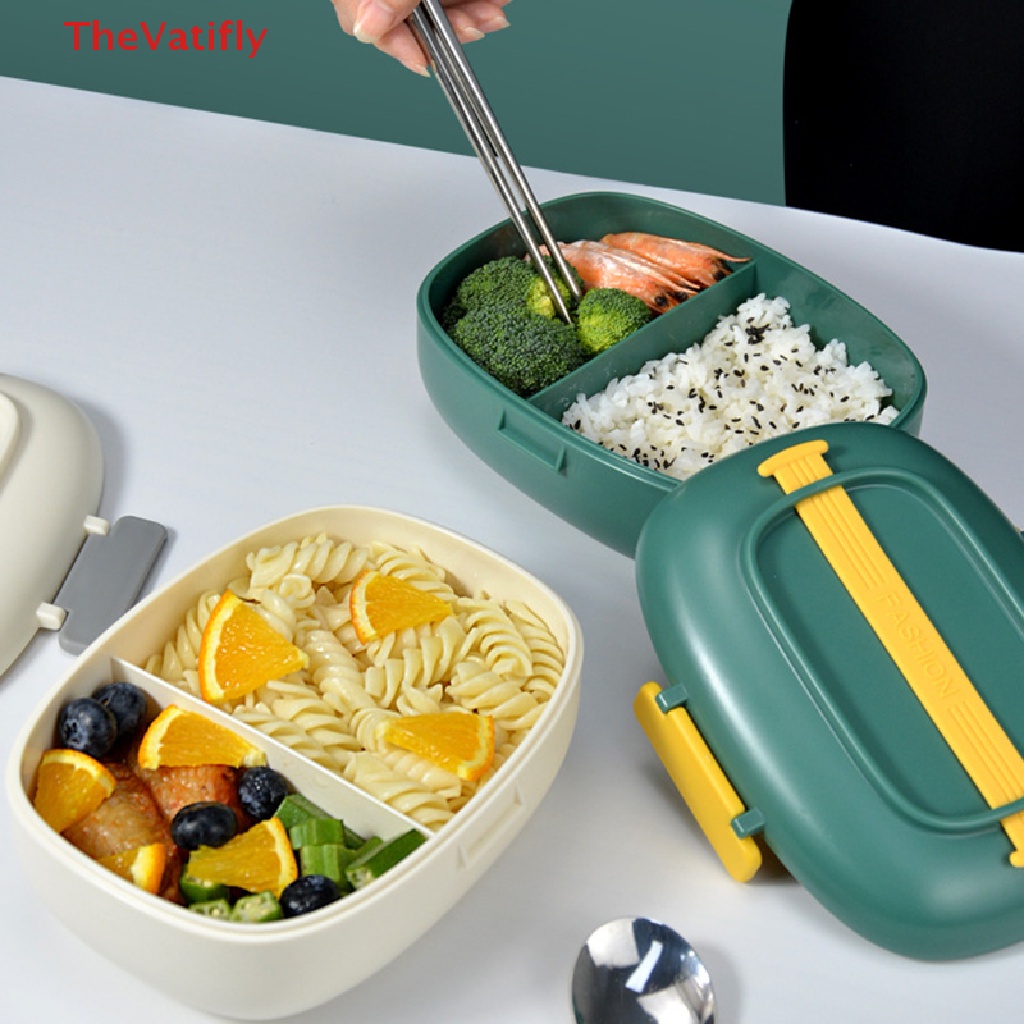 [Thevalifly] Hộp cơm Nhỏ Gọn Có Dây Đeo Thời Trang Và Sáng Tạo Với Hộp Đựng Thức Ăn Nhẹ Di Động Cho Trẻ Em