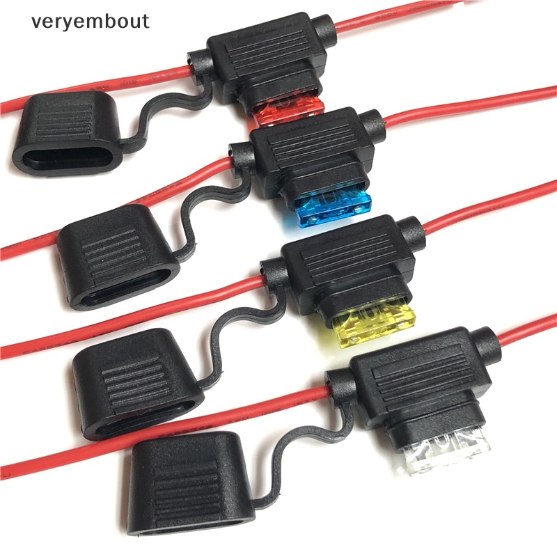 Giá Đỡ Cầu Chì 16Awg Chống Thấm Nước Tiện Dụng Cho Xe Hơi