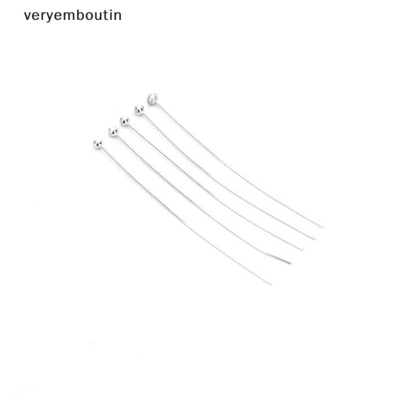 Bộ 200 Ghim Đầu Bi Làm Bông Tai DIY