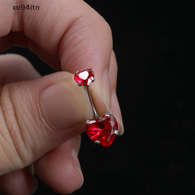 1 Khuyên Rốn Chất Liệu Thép Không Gỉ Đính Đá Pha Lê