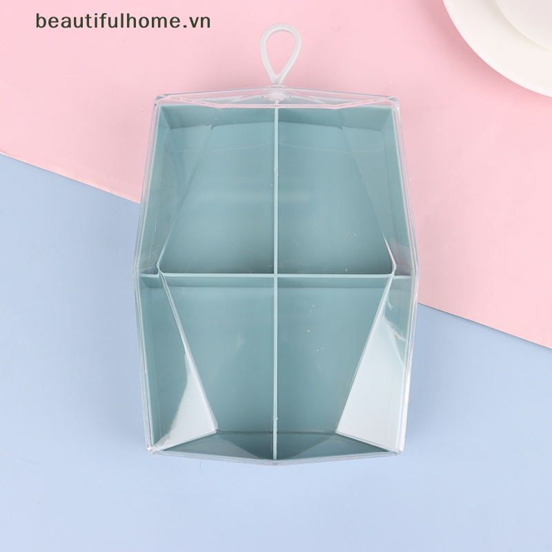 Giá Đỡ 4 Ngăn Phơi Khô Bông Mút Trang Điểm Tiện Dụng