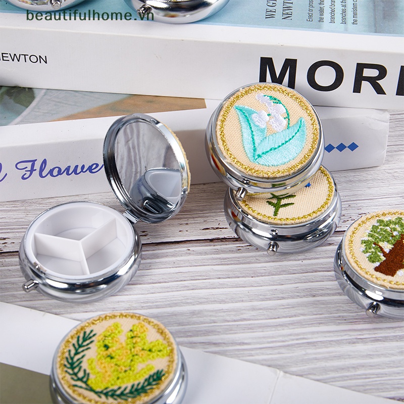 Hộp Đựng Thuốc Bằng Kim Loại Tiện Dụng Cho Gia Đình / Đi Du Lịch