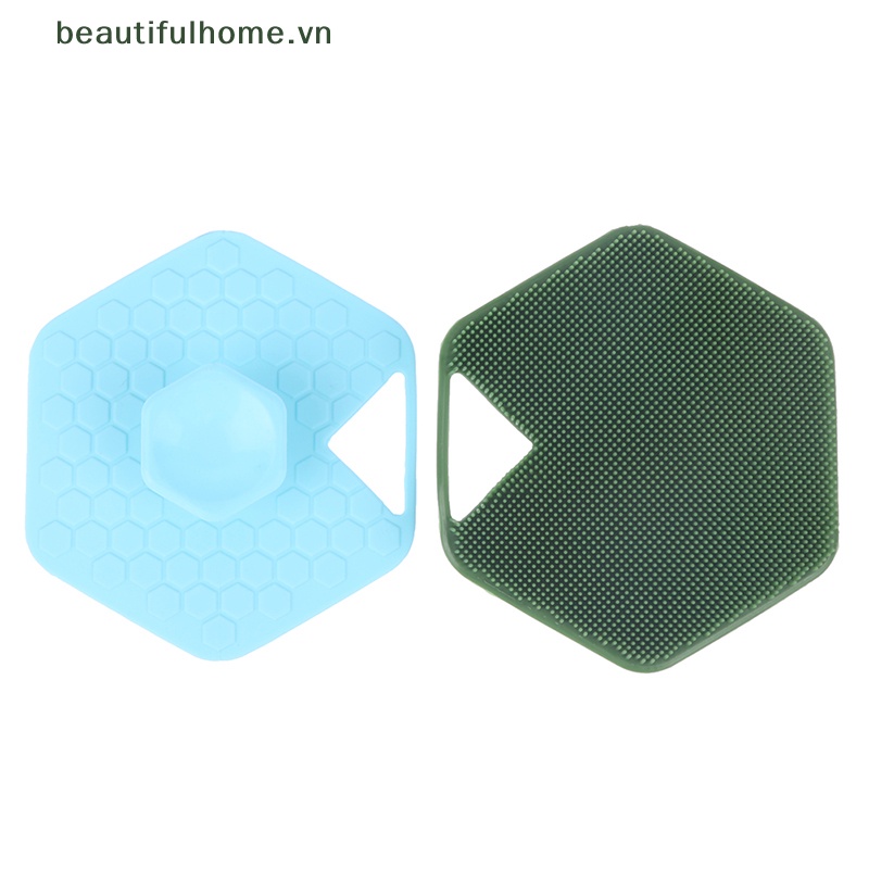 Bàn Chải Tắm Massage Tẩy Tế Bào Chết Bằng Silicone Bền Dễ Sử Dụng