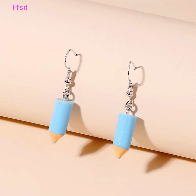 {Ffsd} Bộ 10 Đầu Bút Chì Bằng Nhựa Resin Màu Sắc Dùng Làm Trang Sức Thời Trang DIY