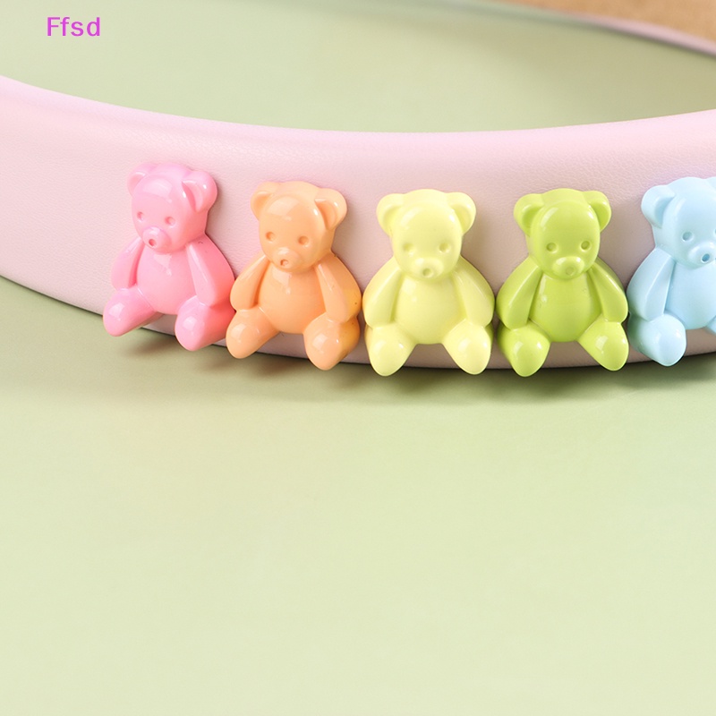 {Ffsd} Băng Đô Cài Tóc Có Đệm Xốp Hình Gấu Màu Kẹo Ngọt Dành Cho Bạn Gái * Bán Chạy