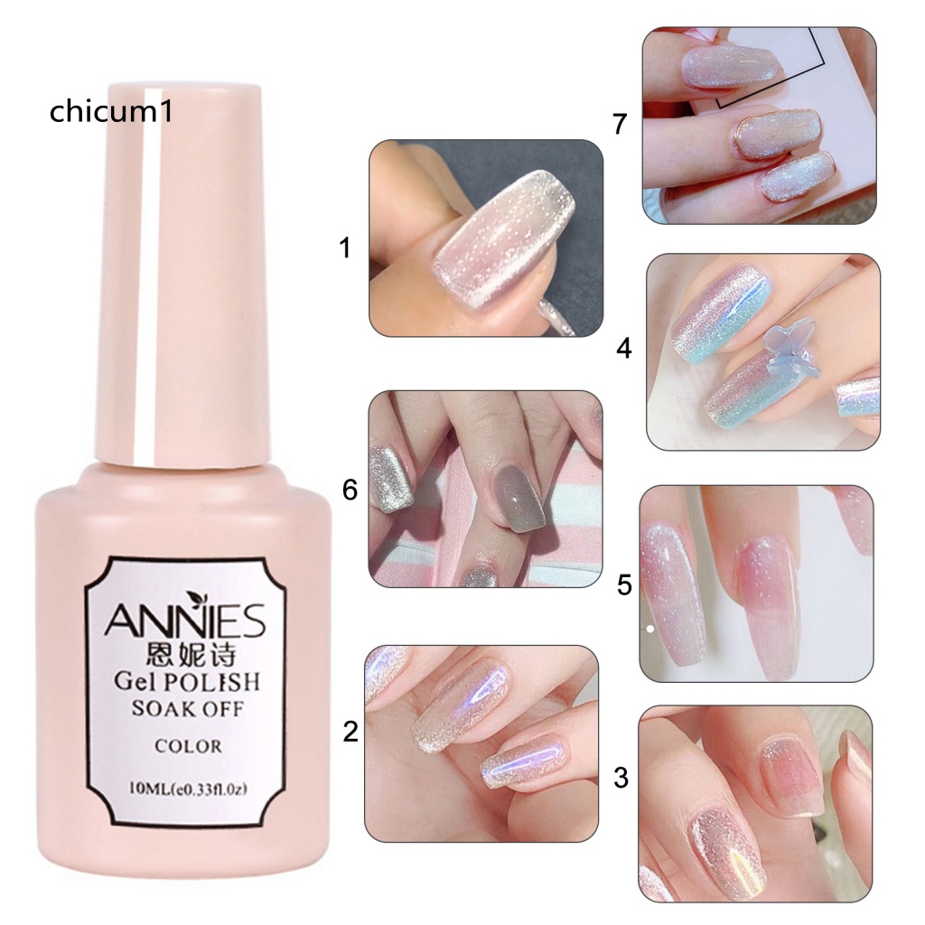 Sơn Móng Tay CC Phản Quang Không Làm Sạch Bằng Tia UV