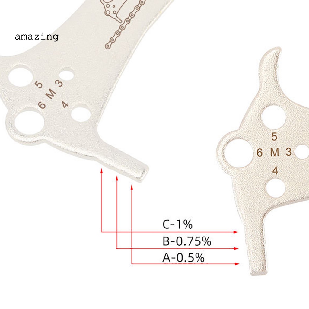 Thước Đo Dây Xích Xe Đạp 3 Trong 1 Kèm Móc Tiện Dụng