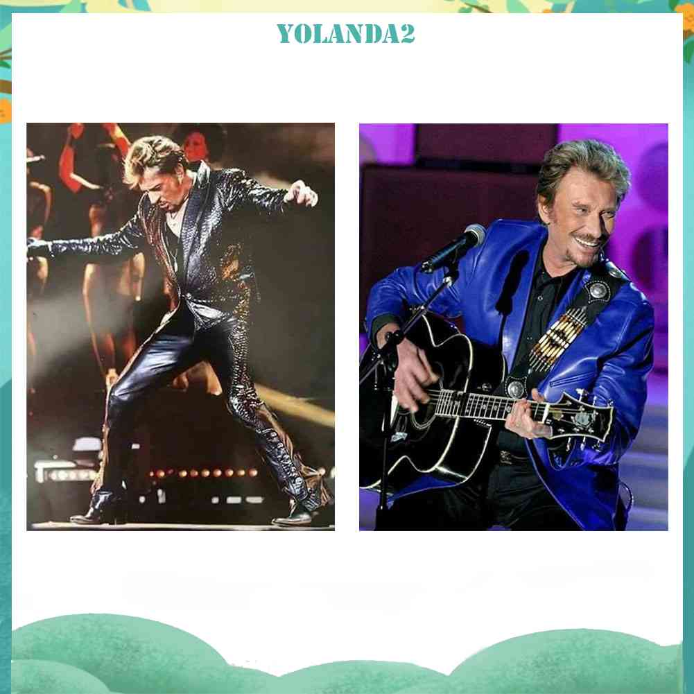 Tranh Đính Đá Kim Cương Toàn Bộ 5D DIY Hình Johnny Hallyday