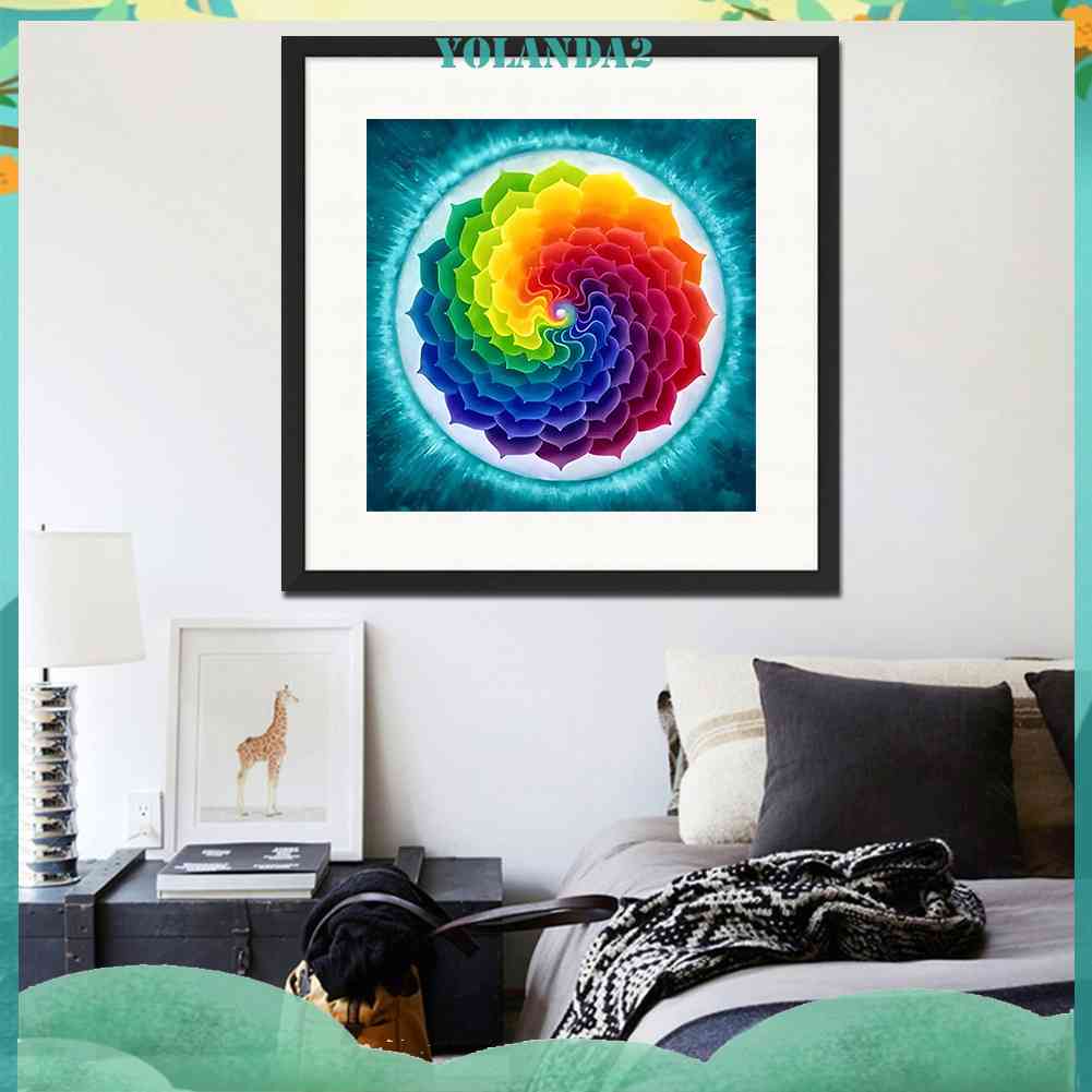 Tranh Đính Đá Kim Cương Toàn Bộ 5D DIY Hình Vẽ Trừu Tượng Trang Trí Nhà Cửa