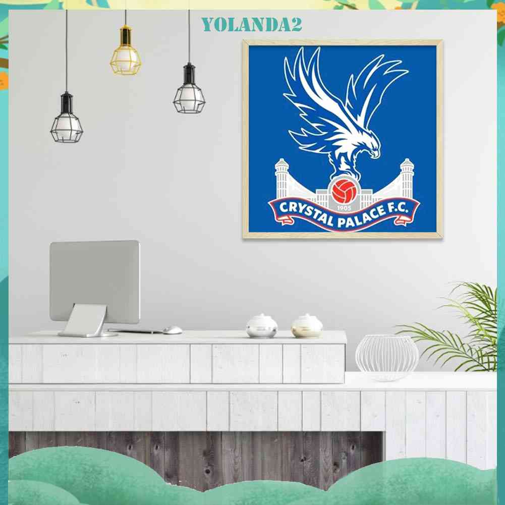 Tranh Đính Đá Kim Cương Toàn Bộ 5D DIY Hình Câu Lạc Bộ Bóng Đá