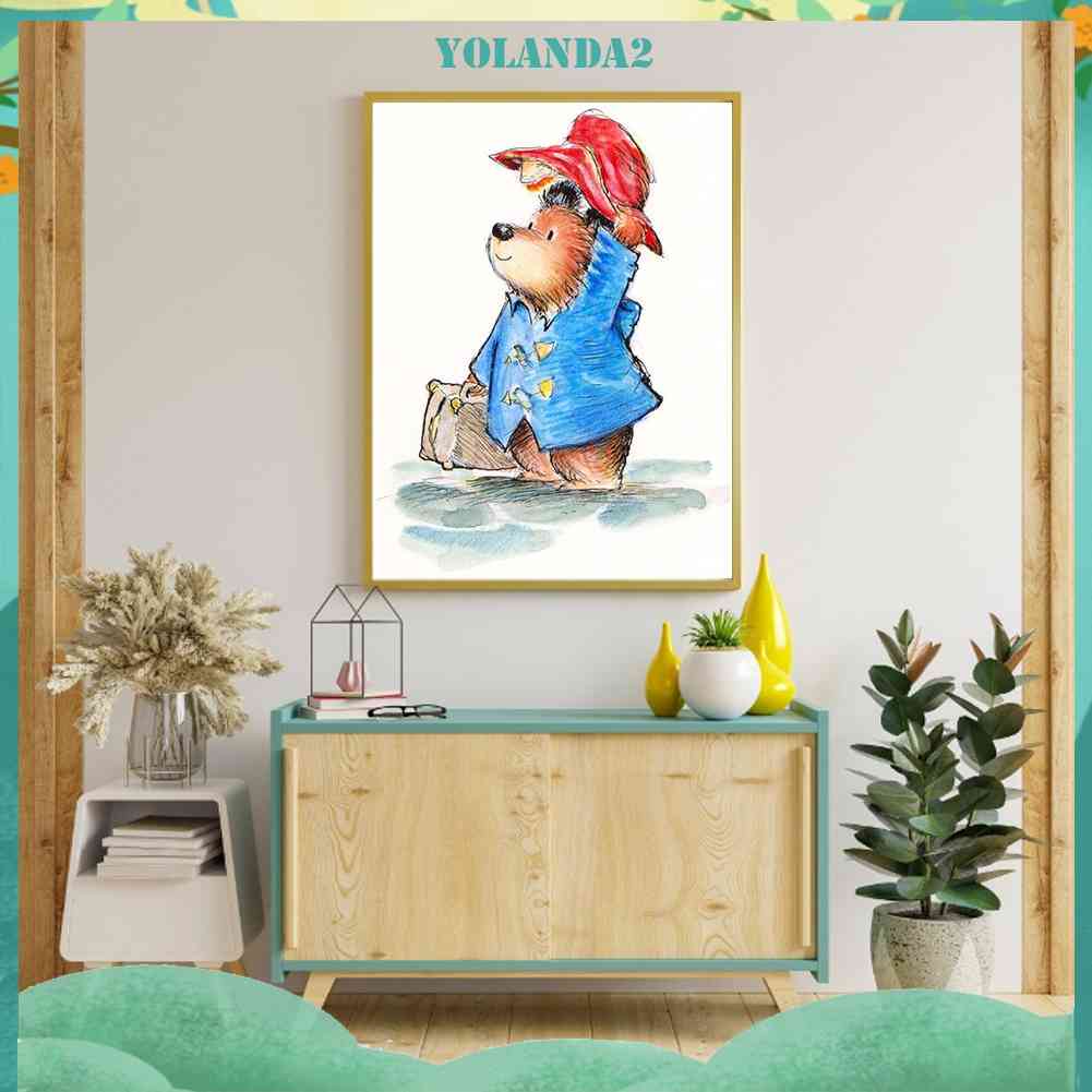 Bộ Tranh Đính Đá 5D Họa Tiết Bia Hoạt Hình Độc Đáo Diy Dùng Trang Trí Nhà Cửa