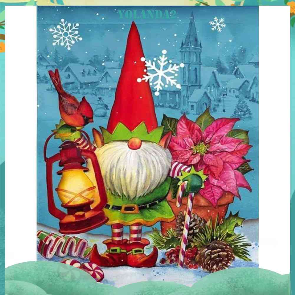 Bộ Tranh Đính Đá Họa Tiết Hoạt Hình Goblin Giáng Sinh Độc Đáo Trang Trí Nhà Cửa