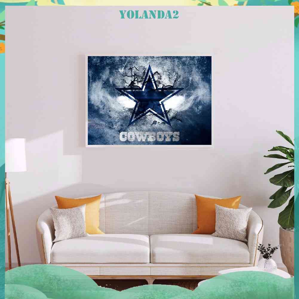 Tranh Đính Đá Kim Cương Toàn Bộ 5D DIY Hình Vẽ Cao Bồi