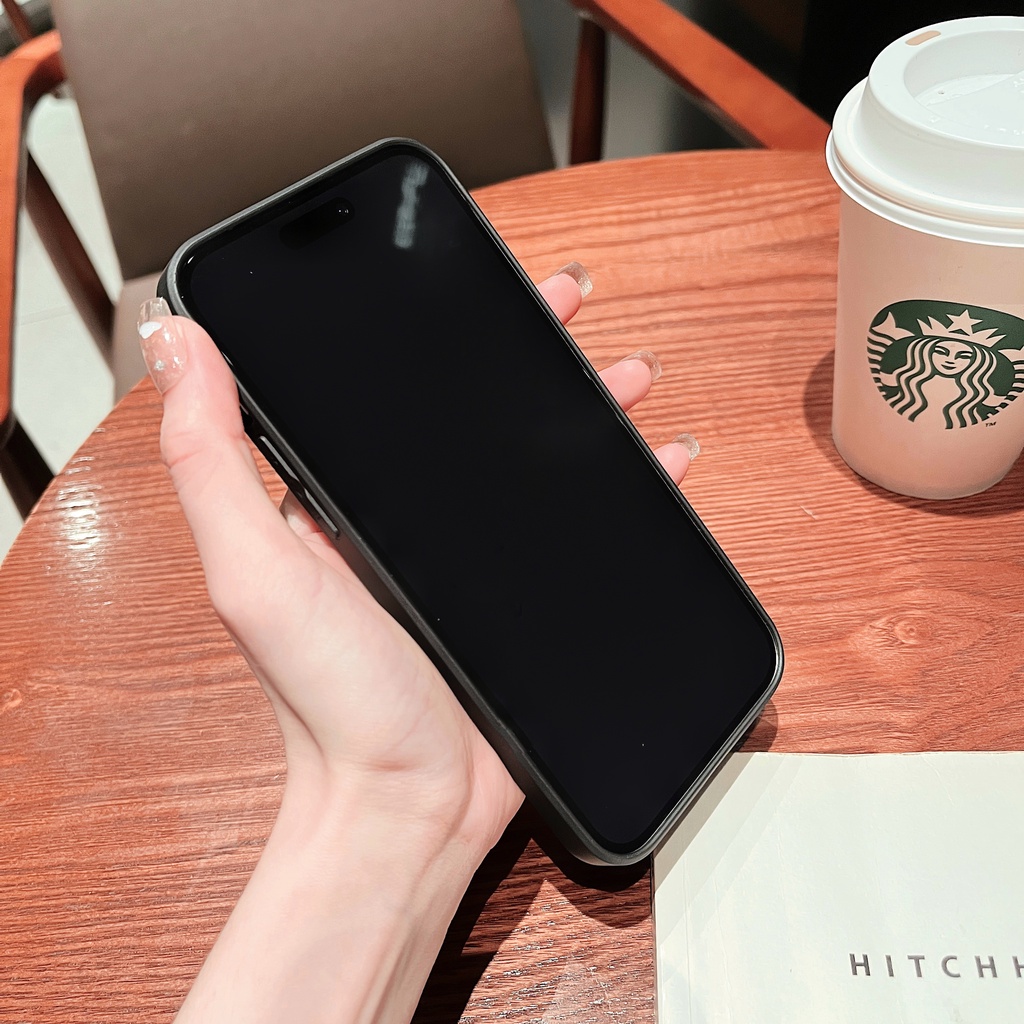 Ốp Điện Thoại TPU Mặt Kính Chống Sốc Cho IPhone 11 12 13 14 Pro Max 14 Plus