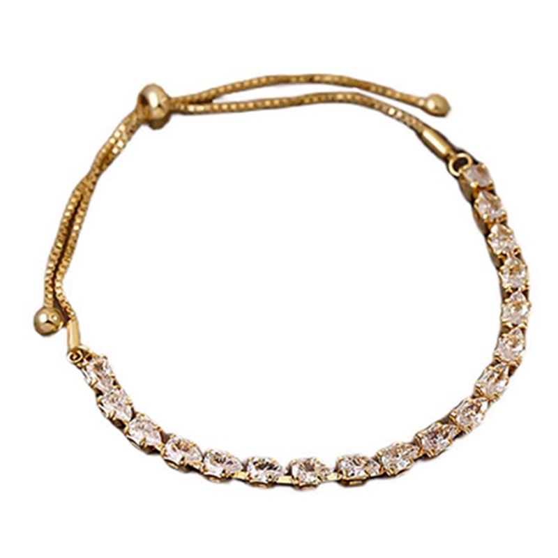 Vòng Tay Đính Đá Lấp Lánh Sang Trọng Phong Cách Hàn Quốc Cho Nữ