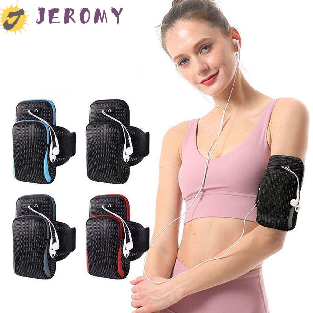 Túi Đựng Điện Thoại Đeo Cánh Tay Màu Dạ Quang Chống Thấm Nước Tiện Dụng Khi Tập Gym / Thể Thao Cho Nữ