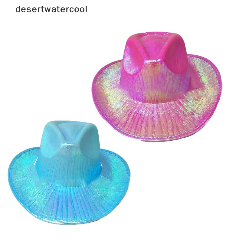 Devn Mũ Cao Bồi Rộng Vành Đính Ngọc Trai Lấp Lánh Ánh Sáng Nhấp Nháy Kiểu Cao Bồi Phương Tây Mart