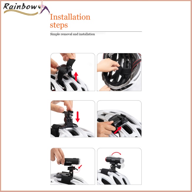 Đèn Pha Cảnh Báo An Toàn Gắn Mũ Bảo Hiểm Cho Xe Đạp Leo Núi