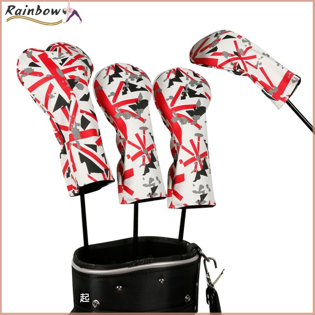 Vỏ Bọc Bảo Vệ Đầu Gậy Đánh Golf In Hình Cờ Anh Quốc Ut Iron Club Bằng Gỗ Có Thể Thay Đổi Được