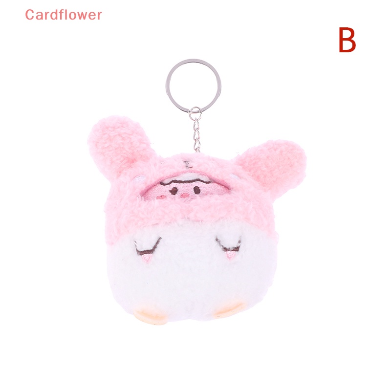 Búp Bê Nhồi Bông Hình Gà / Thỏ 10CM Trang Trí Ba Lô / Móc Khóa Xe Hơi Mới