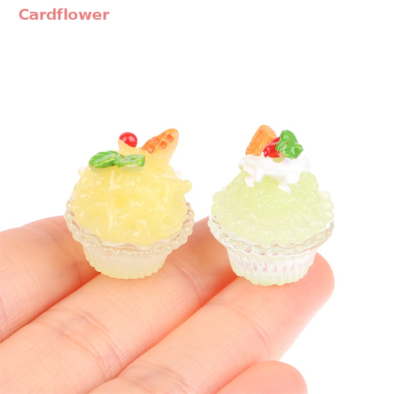 5 Ly Kem Đồ Ăn Tráng Miệng Mini Cho Nhà Búp Bê Mới