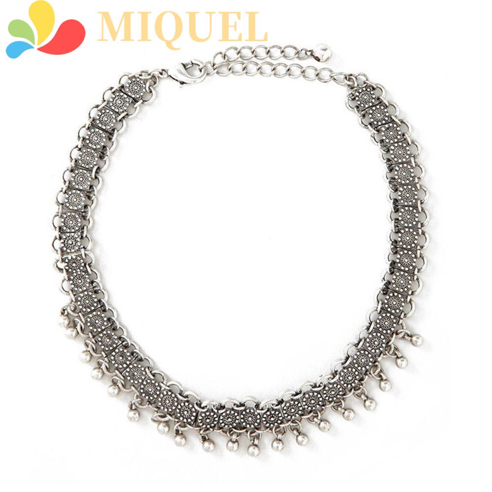 Vòng Cổ Choker Bằng Hợp Kim Phong Cách Hippy Punk Cho Nữ