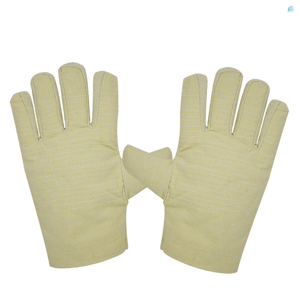 Găng Tay Bảo Hộ Bằng Vải Canvas Hai Lớp Dày Dặn Chống Trượt Chống Mài Mòn