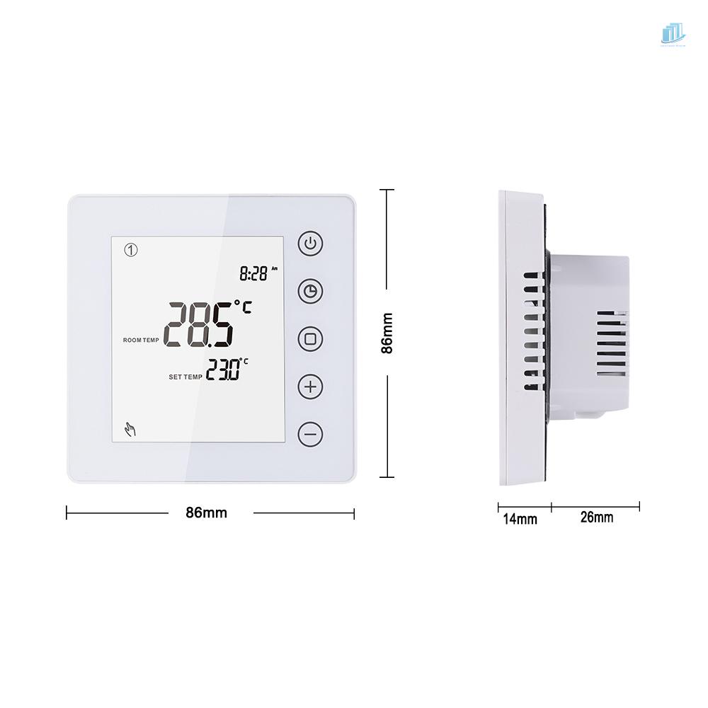 Bộ Điều Khiển Nhiệt Độ Thông Minh Màn Hình LCD 3A s2mwvn Tiết Kiệm Năng Lượng Chống Đóng Băng Cho Nhà Ở / Văn Phòng / Trường Học