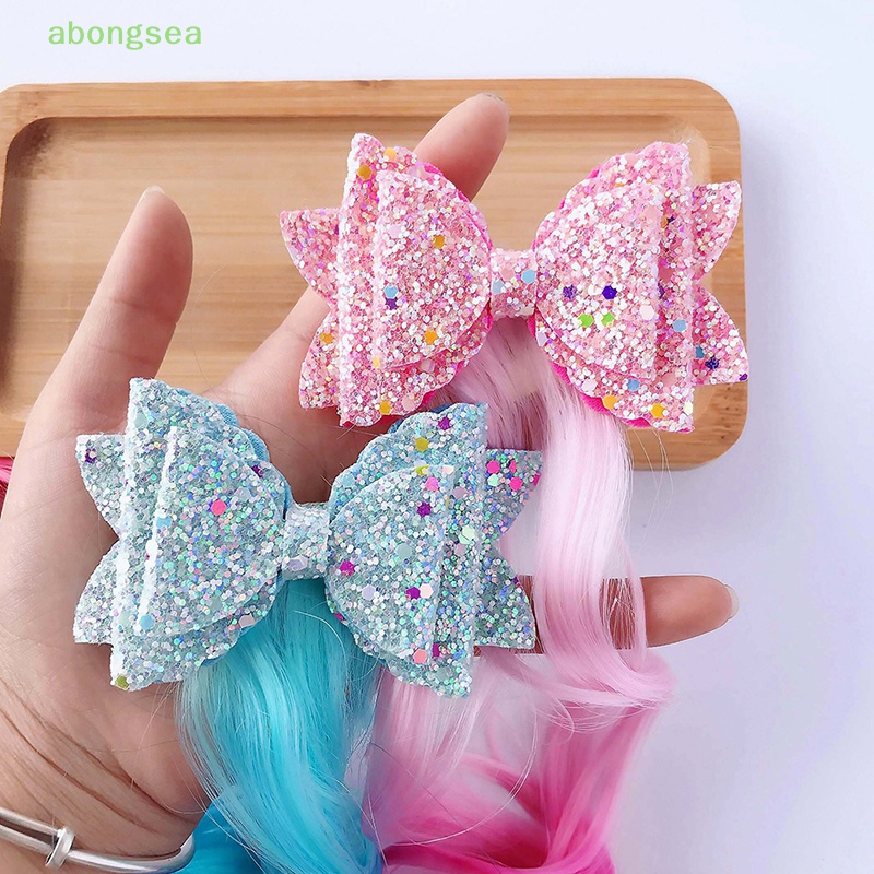 Kẹp Tóc abongsea Đính Đá Nhiều Màu Sắc Dễ Thương Cho Bé Gái