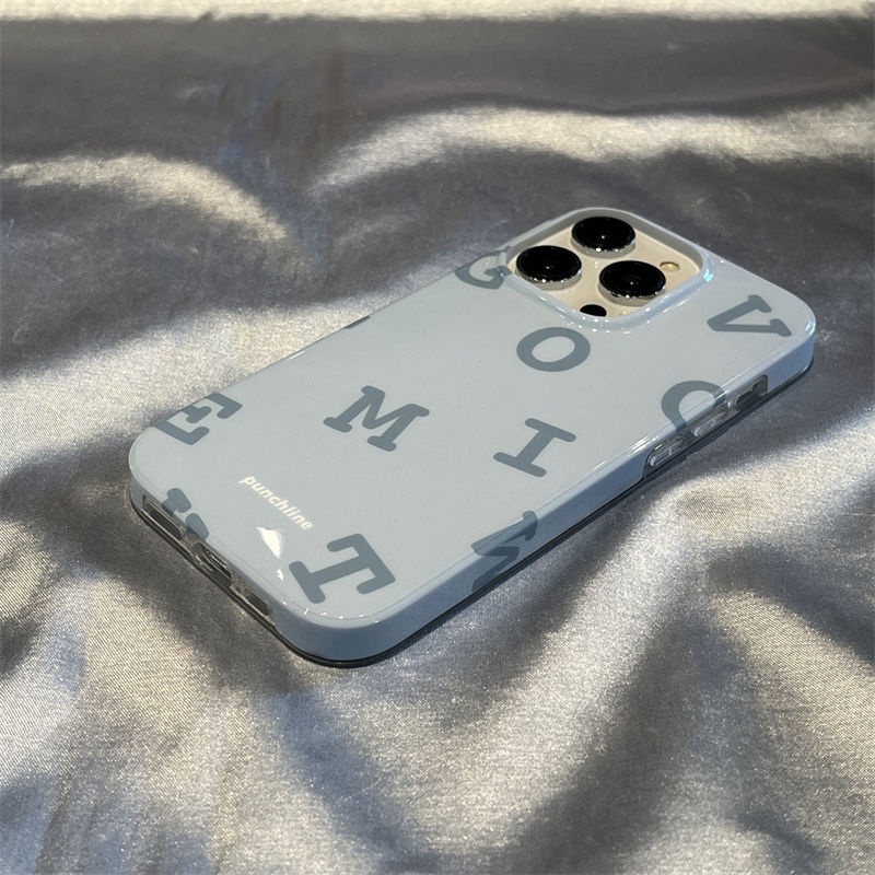 Ốp Điện Thoại Cứng In Chữ Tiếng Anh Đơn Giản Chất Lượng Cao Cho iPhone13 / 14pro118p7 max