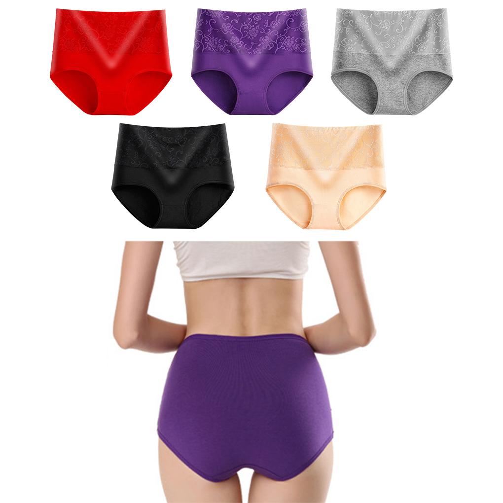 Quần Lót Cotton Plus Size Co Dãn Định Hình Cơ Thể Cho Nữ