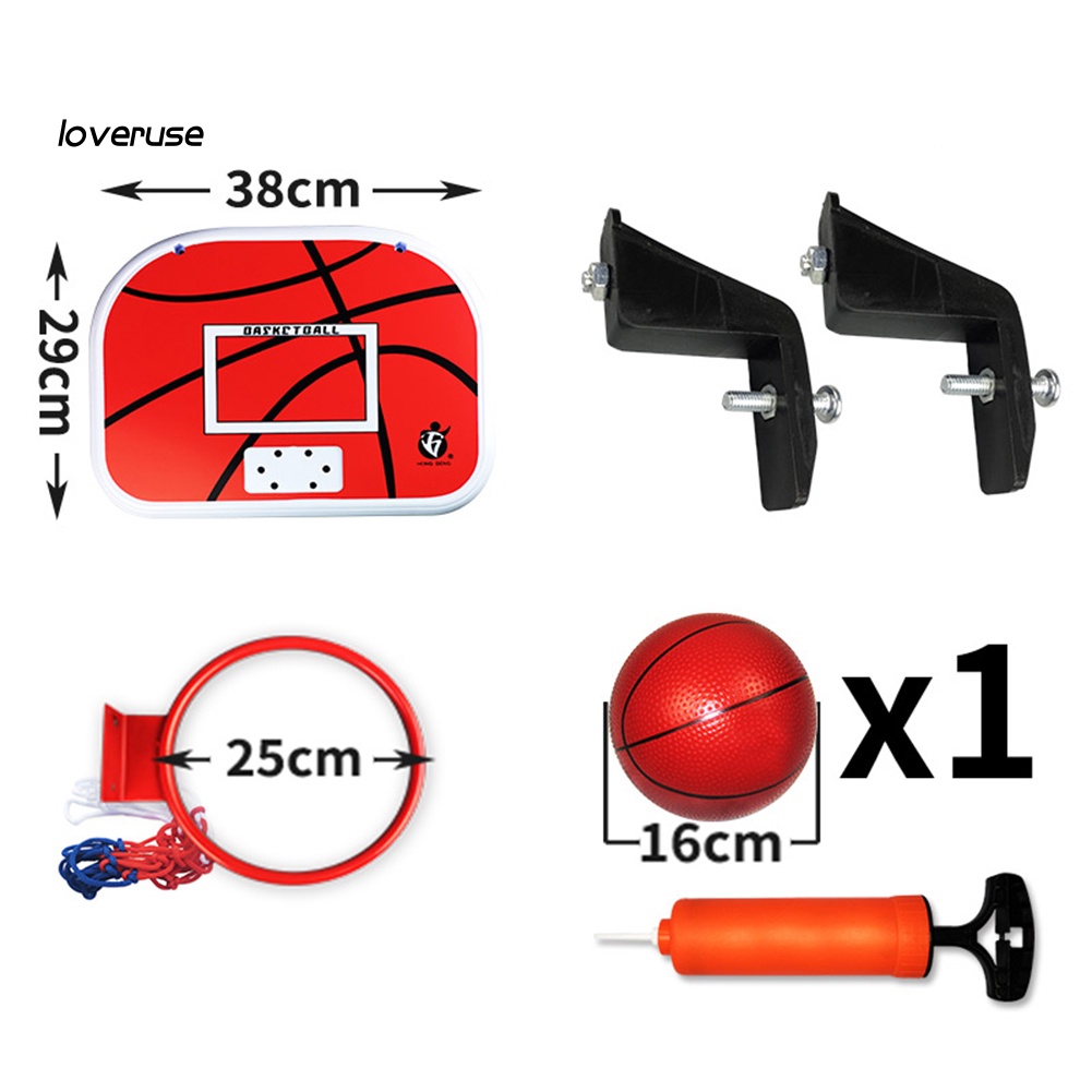/ Lo / Đồ Chơi Lưới Bơm Bóng Rổ Mini Gắn Tường Cho Trẻ Em