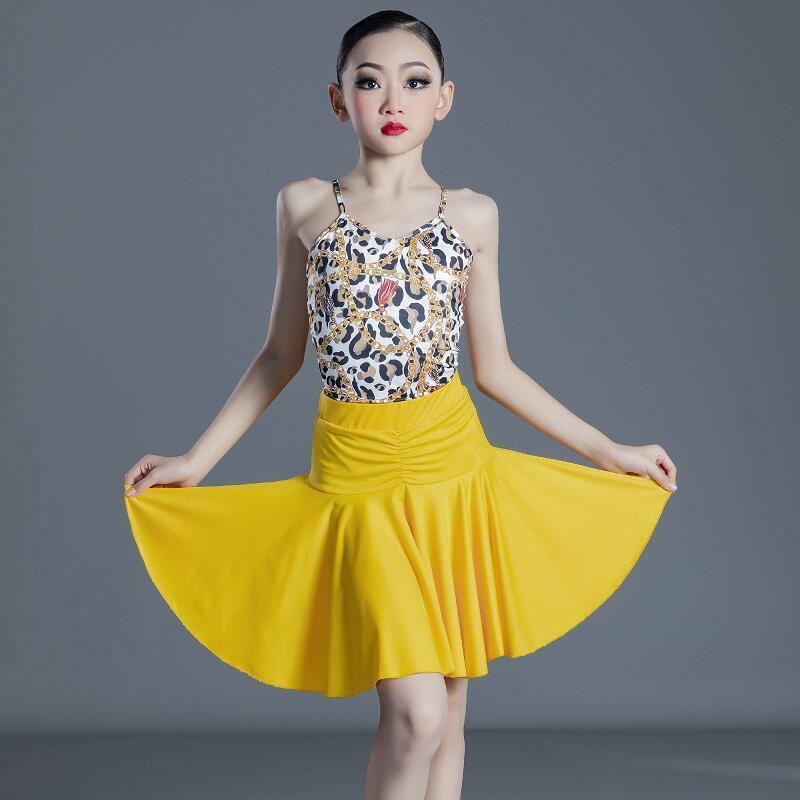 Đầm Khiêu Vũ Latin Chuyên Nghiệp Thời Trang Xuân Hè Cho Bé Gái