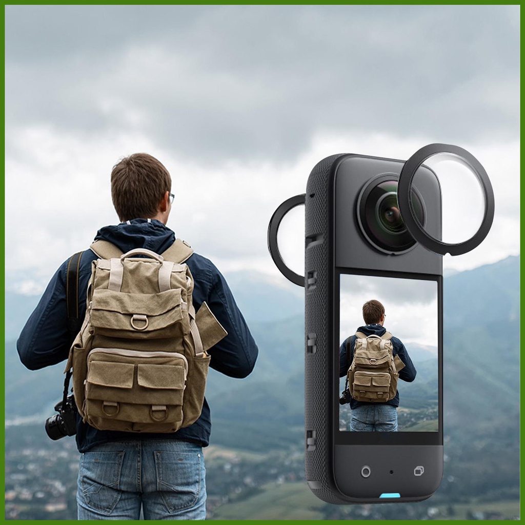 Miếng Dán Bảo Vệ Ống Kính Máy Ảnh Chống Thấm Nước Cho INSTA 360 X3