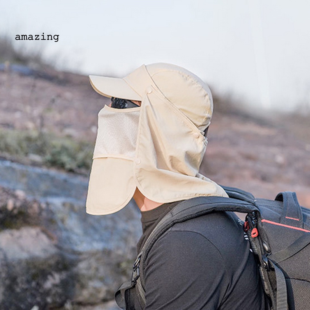 Mũ Trùm Đầu Che Phủ Cổ Và Mặt Chống Tia UV Dùng Khi Đi Xe Đạp / Câu Cá Ngoài Trời