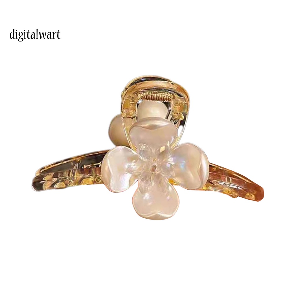 Kỹ Thuật Số| Kẹp Tóc Càng Cua Lớn Đính Ngọc Trai Giả Xinh Xắn Cho Nữ