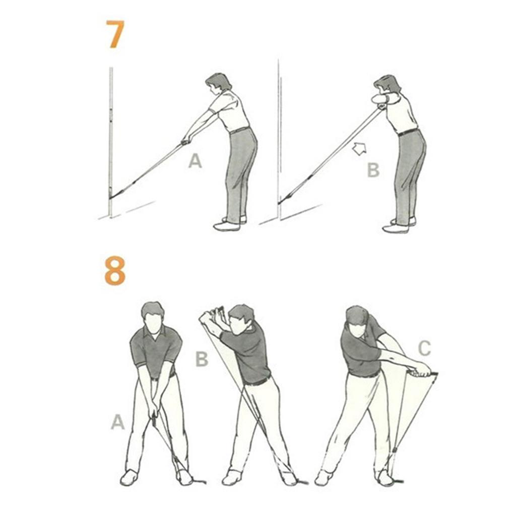 Dây Đai Co Giãn Chịu Lực Hỗ Trợ Luyện Tập Đánh Golf Tại Nhà