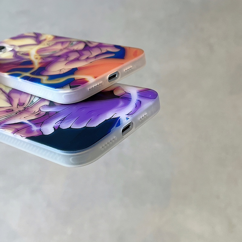 Ốp Điện Thoại Hai Mặt laser In Hình dragon ball Hợp Thời Trang Bảo Vệ Cho iPhone 11 14 12 13 Pro Max