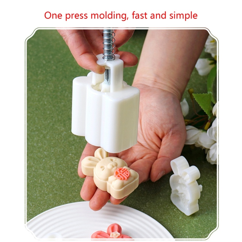 Khuôn Cắt Bánh Trung Thu Hình Thỏ 30g DIY