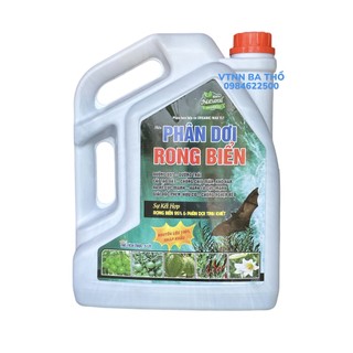 Phân bón hữu cơ organic max phân dơi rong biển can 5 lít