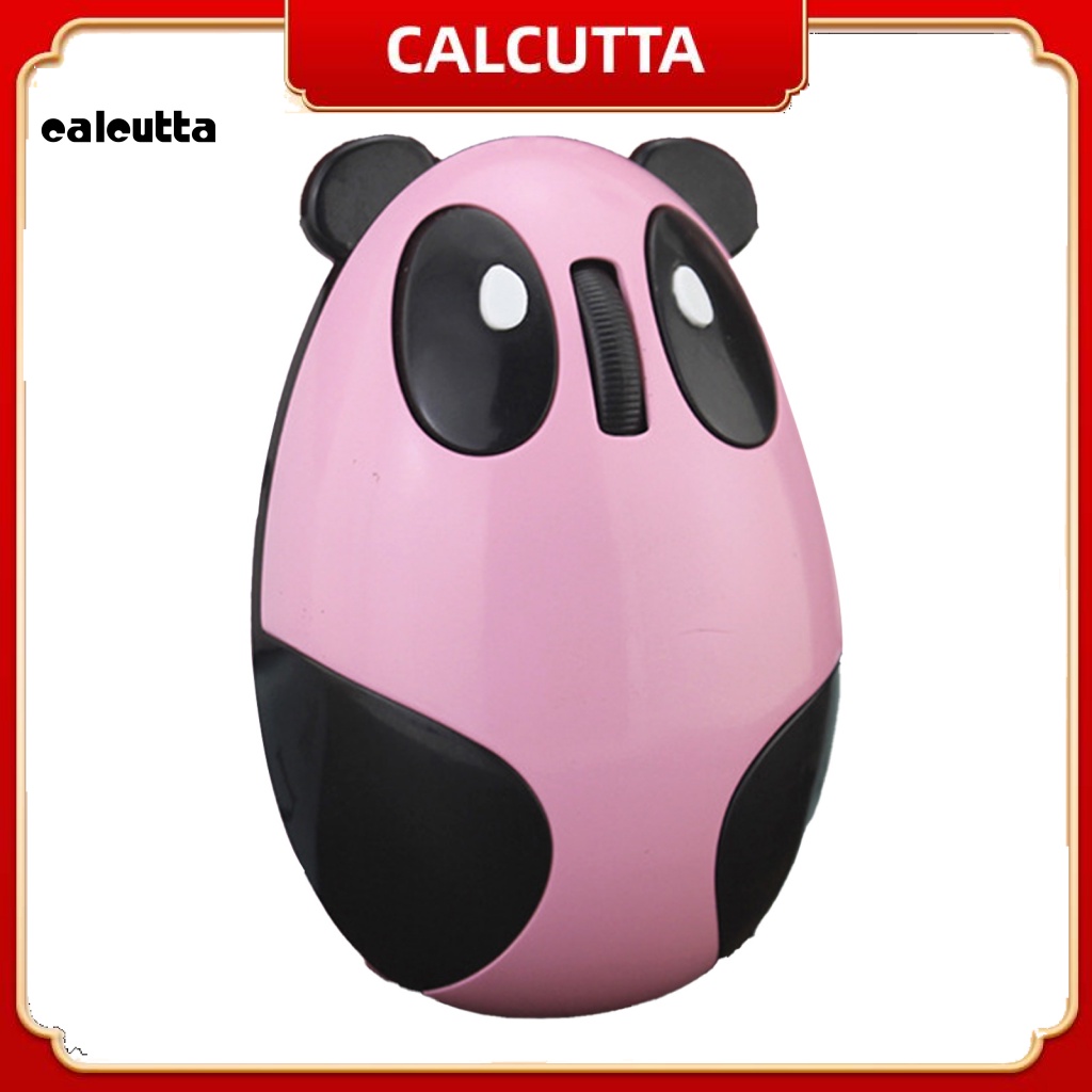 Chuột Không Dây 2.4GHz Hình Gấu Trúc Dễ Thương Thông Dụng Cho PC / Máy Tính