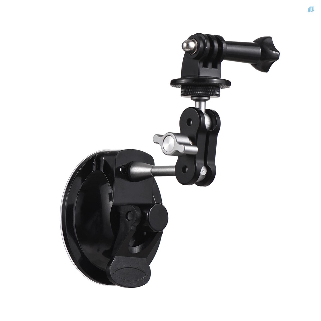 Giá Đỡ Máy Ảnh Hai Đầu 3600 Độ Gắn Xe Hơi / Máy Ảnh° Tải Trọng Lớn 450g Thay Thế Cho Điện Thoại iPhone 11 / 10 / 9 / 8 / Osmo Action