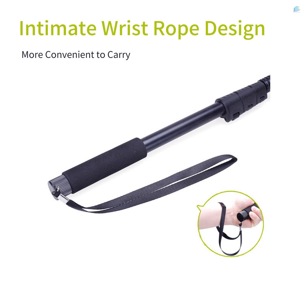 YUNTENG Gậy Tự Sướng Cầm Tay Bằng Hợp Kim Nhôm Với Ốc Vít 1 / 4 Inch Cho Máy Ảnh Kỹ Thuật Số Thông Minh