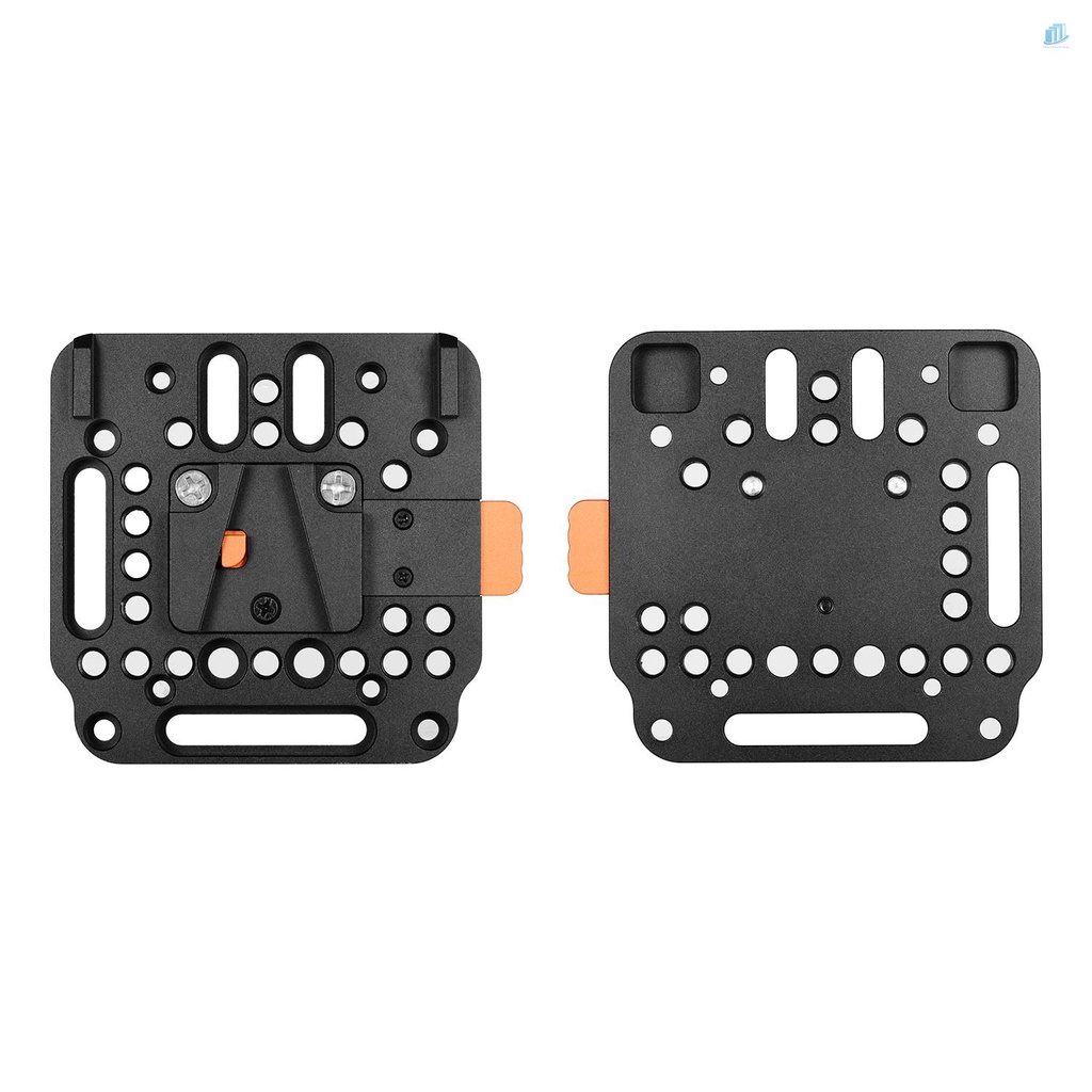 Đĩa Khóa Tháo Lắp Nhanh Hình Chữ V Bằng Hợp Kim Nhôm 1 / 4 Inch M3 M4 Vít 1 / 4 Inch Cho Pin V-Mount