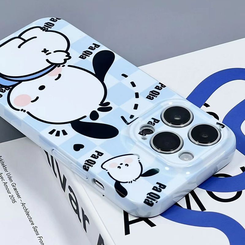 Ốp Điện Thoại Cứng In Hình Chú Chó Pacha Bảo Vệ Ống Kính Máy Ảnh Toàn Diện Cho iPhone13pro12 14Pro xr JWXV