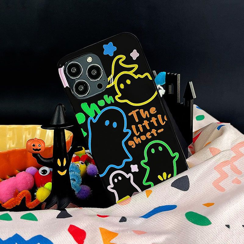 Ốp Điện Thoại Cứng Họa Tiết Cô Gái Và Ma Độc Đáo Cho iPhone13 Male / 8p14Pro 12 F32C Maxxr11