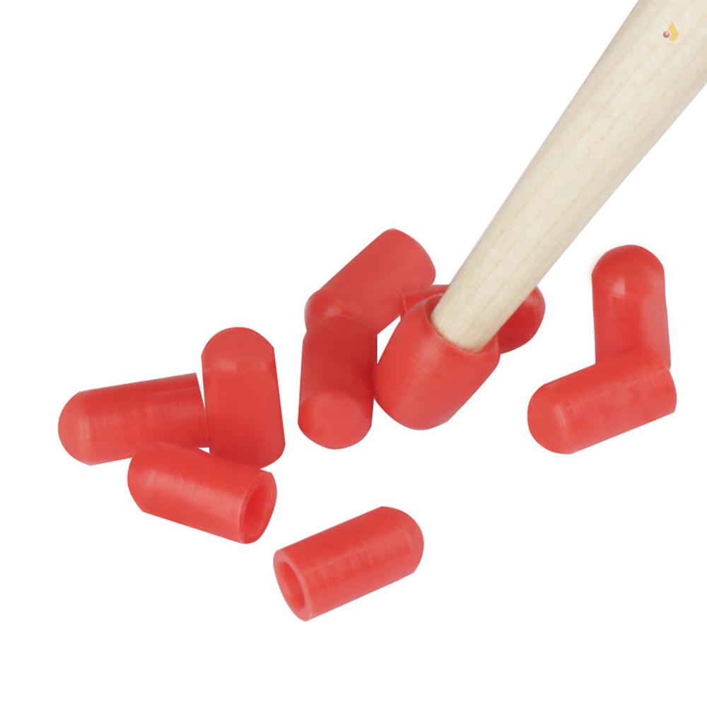 Bộ 10 Vỏ Bọc Bảo Vệ Đầu Trống Bằng Silicone Không Gây Tiếng Ồn Tiện Dụng