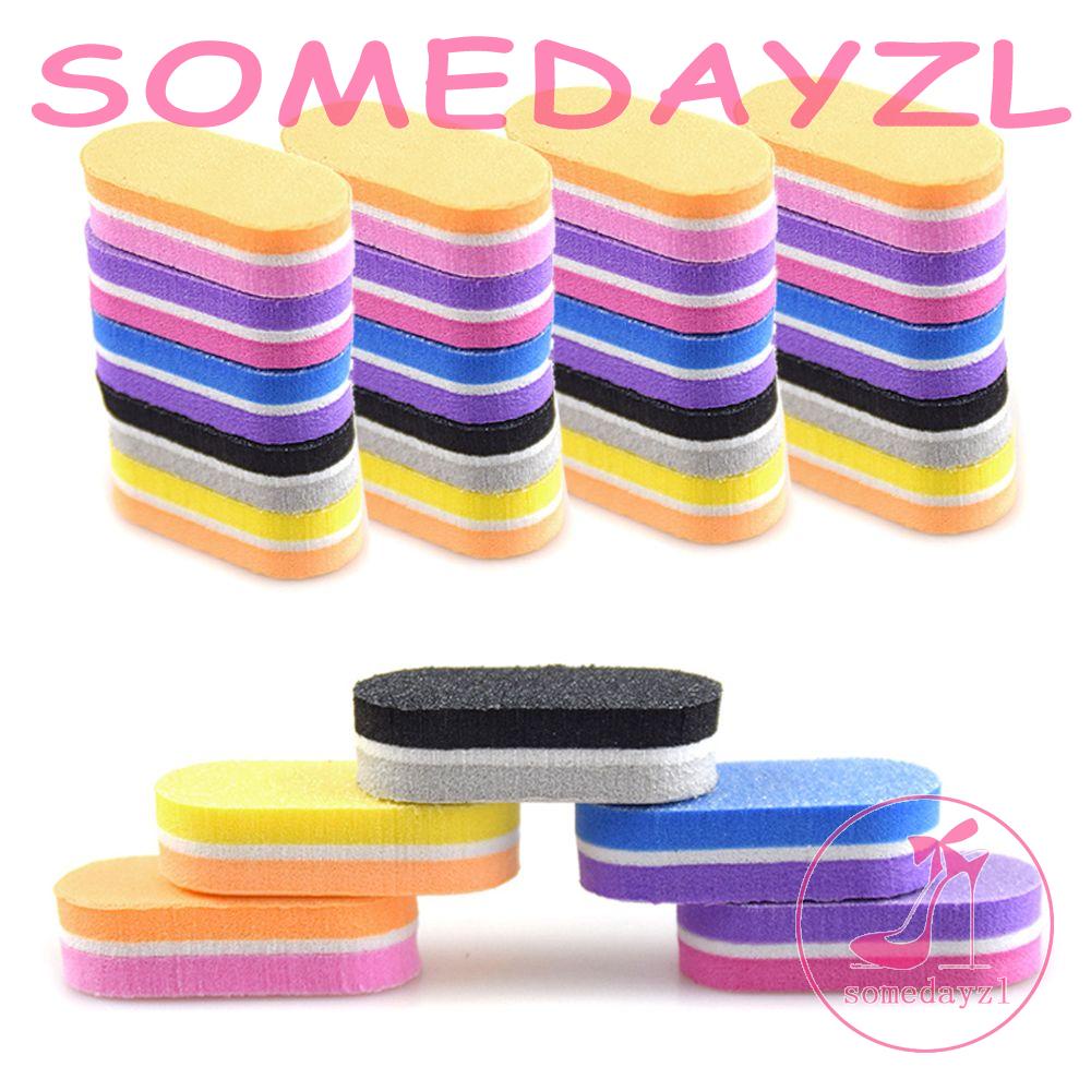 Khối Xốp Mini Mài Dũa Móng UV Hai Màu Chuyên Nghiệp 100 / 180 Grit