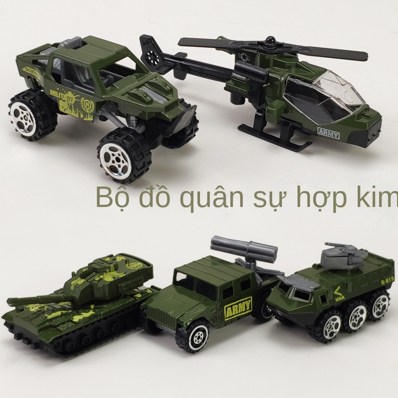 Bộ 5 Mô Hình Xe Tăng Quân Đội Mini Bằng Hợp Kim Cho Bé