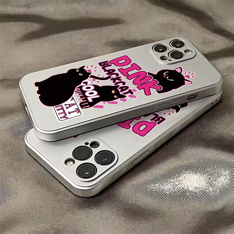 Ốp Điện Thoại Silicon TPU Mềm Mạ Điện Dễ Thương Chống Sốc Cho IPhone 11 14 13 12 Pro XS Max XR X 8 7 6S Plus